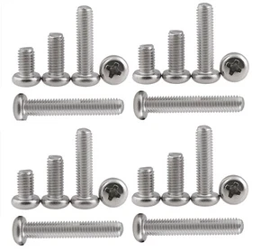 BZP JIS 12mm to 50mm M6 Philips Screws - Mixed Pack of 20 - Picture 1 of 1