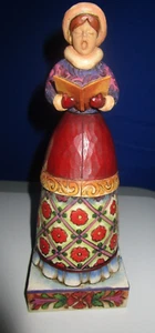 Figura Caroler JIM Shore Girl 4005298 Dios te bendiga y envíe feliz año nuevo - Imagen 1 de 5