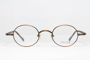 MATSUDA 10136 COB Round Original Vintage Eyeglasses Frame Steampunk Rare Copper - Picture 1 of 8