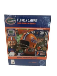 Florida Gators Jigsaw Puzzle 500 Piece 20"x15" Finished Size Bonus Poster NEW - Picture 1 of 4