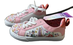Ground Up Disney Princess Mädchen Größe 3 Blumen Glitzer Spitze Sneaker - Bild 1 von 19