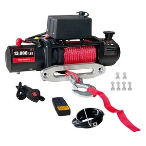 Cabrestante eléctrico 13800LBS cuerda sintética/cuerda de cable 12 V remolque ATV UTV 4x4 - Imagen 1 de 16