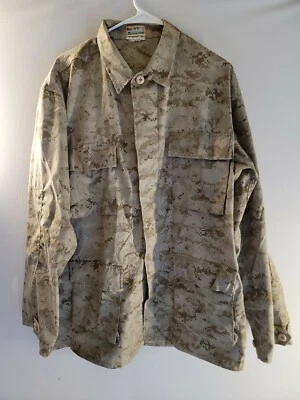 Mil-Spec Plus Tactical Button Down Desert Jacket Camo 4-Front Pockets Design  - Image 1 of 4