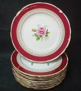 ❤ Plato de ensalada Paragon HELENE 8 3/8 rosa flotante - Imagen 1 de 7
