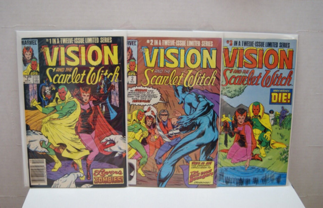 SCARLET WITCH QUICKSILVER #1 MAIN + VECCHIO FOIL VARIANT SET