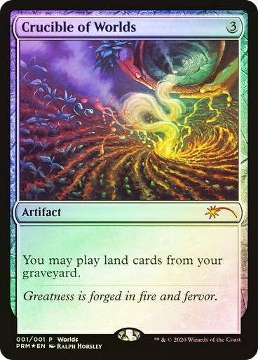 FOIL Crucible of Worlds ~ World Championship Promos [ MINT & Sealed ] [ MTG ] - Image 1 of 1