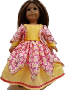 Daisy Party Dress fits American Girl 18" doll clothes Easter Dress - Picture 1 of 10