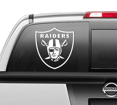 Las Vegas Raiders Oakland Window Sticker Vinyl Decal any size any color FAN FAV Cover
