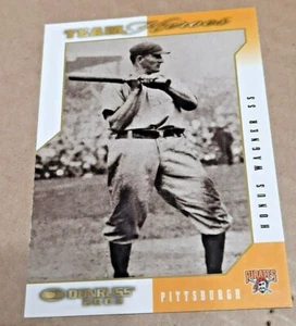 HONUS WAGNER-2002 DONRUSS TEAM HEROES ⚾️ BASEBALL CARD PITTSBURGH PIRATES #417 - Picture 1 of 1