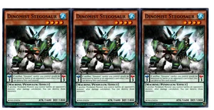 Yugioh - 3X Dinomist Stegosaurio - Común - 1ª Edición - BOSH-EN024 - Casi Como Nuevo - Imagen 1 de 1