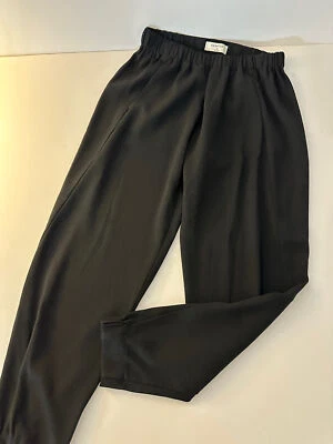 BABATON Aritzia Pantalón Tobillo Negro Pull On Con Bolsillos XS 24 - 34 x 23 Foto 1 de 4