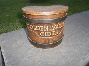 ASTON MANOR BREWERY GOLDEN VALLEY CIDER BARREL HOME BAR PUB ADVERTISING PUMP TOP - Picture 1 of 5