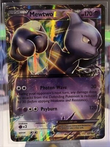 Mewtwo EX XY183 LP Carta Pokemon Promo Star Nera - Foto 1 di 2