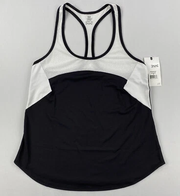 Camiseta sin mangas refrescante DUC Sports para mujer negra/blanca talla mediana Foto 1 de 4