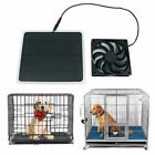 Small Solar Powered USB Waterproof Fan Kit for Small Chicken Coops  Greenhouses