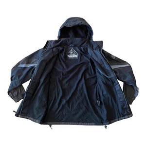 MENS SIZE SMALL ZEROXPOSUR SNOW WINTER RAIN JACKET HOODED BROWN BLACK - Picture 1 of 8