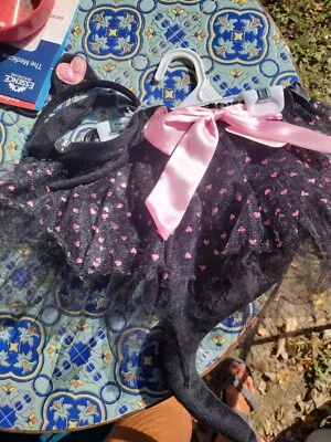 Bebé a Niña Disfraz Halloween Gato Tutú Falda Conjunto de 3 piezas Foto 1 de 4