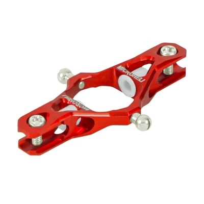 Microheli Precision CNC Aluminum Main Blade Grip (RED) - BLADE REVOLUTION 90 FP - Image 1 of 3