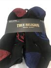 True Religion Low Cut Athletic Buddha Socks Black White Cushioned 10 Pr. 6-12.5