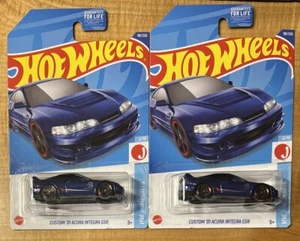 Hot Wheels HW J-IMPORTS 2/10 '01 ACURA INTEGRA GSR Dollar General Excl. Lot Of 2 - Picture 1 of 3