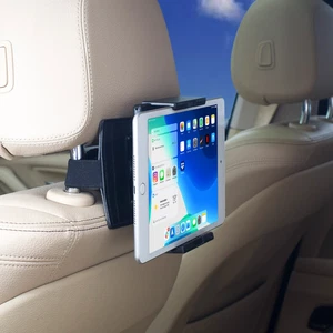 Universal Car Headrest Mount Tablet Holder, Car Back Seat fits 5-10.5" Devices - Picture 1 of 9