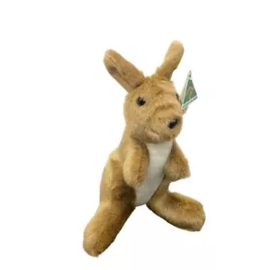AUSTRALIAN MADE Kangaroo Medium soft plush toy stuffed animal 10"/27cm - Picture 1 of 3