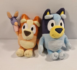 Bluey and Bingo w Bob Bilby Cuddly Soft Toy Plush 19cm &17cm - Picture 1 of 8
