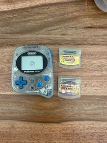 Pokemon Mini - Wooper Blue - Plus, Pokemon Party And Puzzle Collection Games