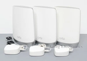 NETGEAR Orbi RBK753 AX4200 Tri-Band Mesh WiFi 6 System (3-Pack) - Picture 1 of 8