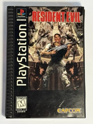 Resident Evil (Sony PlayStation 1) Long Box PS1 COMPLETE CIB Registration Insert - Image 1 of 4