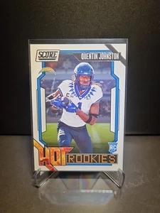 QUENTIN JOHNSTON 2023 PANINI SCORE HOT ROOKIES LOS ANGELES CHARGERS NFL RC - Bild 1 von 2