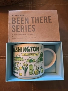 Taza Starbucks Been There Series WASHINGTON 14 OZ Evergreen State Bigfoot 2017 - Imagen 1 de 7