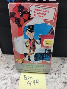 Santa Claus Is Coming To Town VHS 1970s Christmas Classic FHE - Picture 1 of 2