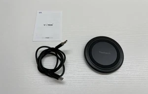 10W Wireless Charger Fast Charge Pad For Phone Samsung iPhone AirPods - Picture 1 of 5