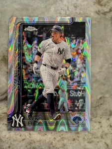 Ben Rice 2025 Topps Chrome Raywave Refractor Rookie RC #139 New York Yankees - Picture 1 of 4