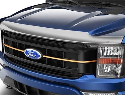 Husky Aeroskin Hood Protector Fits 2015-2020 Ford F150 All Except Raptor Chrome - Imagem 1 de 4