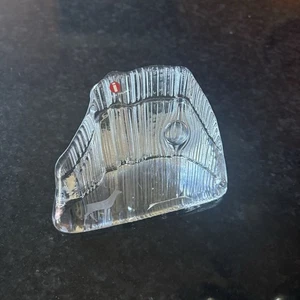 Iittala Kuutamo Tunturilla "Deer In Moonlight" Briefbeschwerer Figur Kokko - Bild 1 von 12