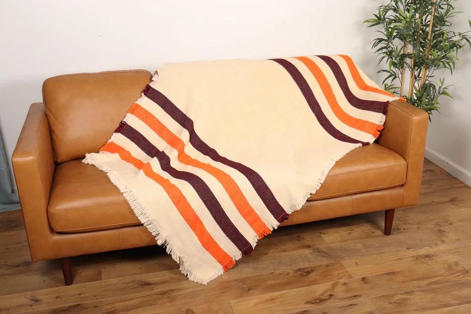 Tiro a rayas Virginia Tech - 100 % algodón - Hecho en EE. UU. 73x48 Foto 1 de 1