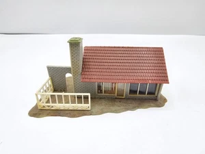 Faller? N Scale Brick House Cottage W/ Courtyard Building Scenery Layout - Picture 1 of 10