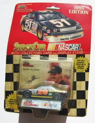 Davey Allison #28 1/64 Havoline Ford T-Bird 1993 Racing Champions Diecast 1/64 - Image 1 of 2