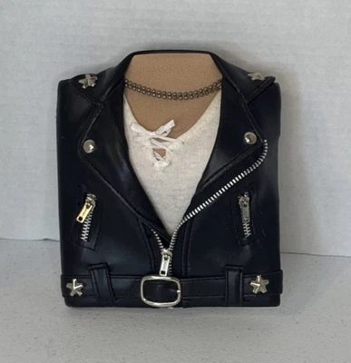 Vintage Outfit Motorcycle Jacket Cover Address Book  - Image 1 of 4