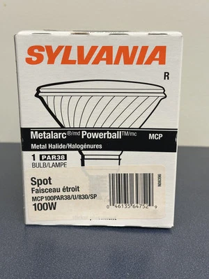 Luz de ponto de haleto metálico SYLVANIA 64752 - 100 watts PAR38 - Imagem 1 de 2