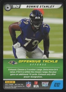 Panini NFL Five 2021 #R202 Ronnie Stanley Baltimore Ravens - Imagen 1 de 1