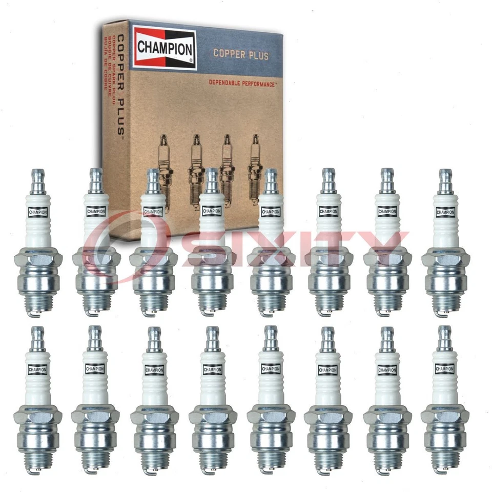 Bujías Champion Copper Plus de 16 piezas para Cadillac Serie 90 1938-1940 7,1 L pulgadas Foto 1 de 4