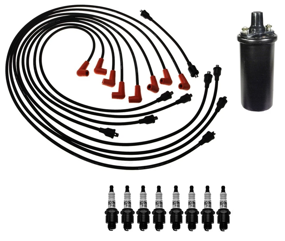 Ignition Wires 1 Coil 8 Spark Plugs Kit ACDelco For Chevy C40 GMC P35 4.6L V8 - Image 1 of 1