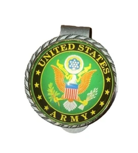 United States Army Money Clip – Military Emblem, Polished Finish, Veteran Gift - Picture 1 of 3