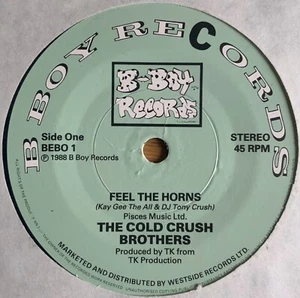 Cold Crush Brothers - Feel The Horns / We Can Do This  1988 Hip Hop 45 7” NM - Imagen 1 de 1