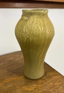 Rookwood pottery 1913 Arts and Crafts Vase Carved Pinecones MINT! - Picture 1 of 7