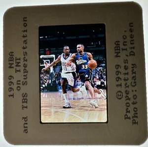 NBA Grant Hill #33 FILM SLIDE Photo By Gary Dineen 1999 - Picture 1 of 1