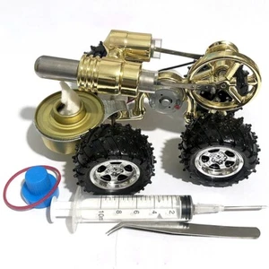 Stirling Engine Model Car Motor Educational Physics Science Experiment Toy Gifts - Picture 1 of 6